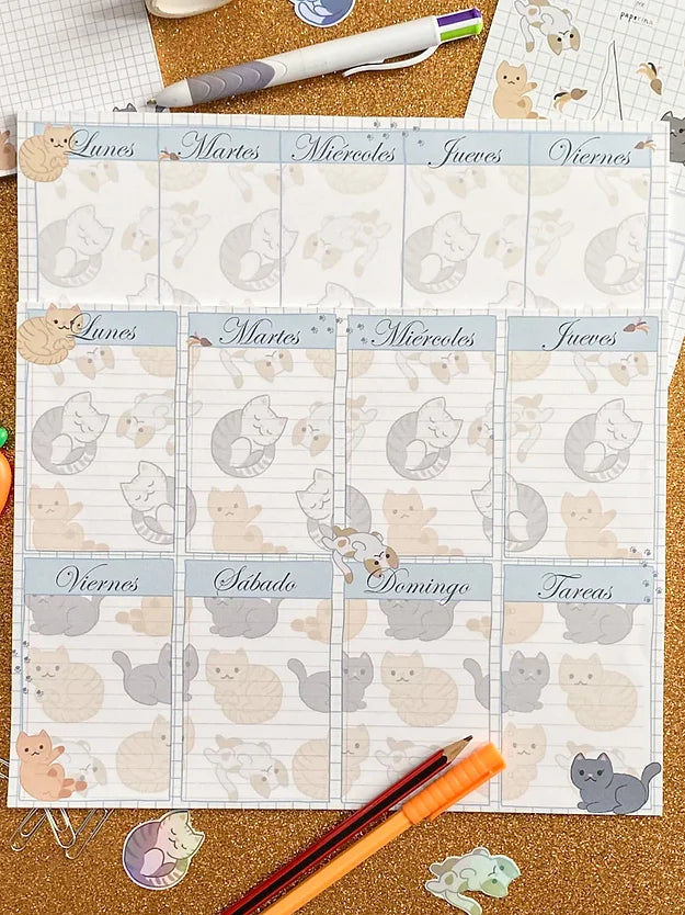 Planner P - Gatitos