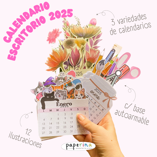 Calendario de escritorio 2025